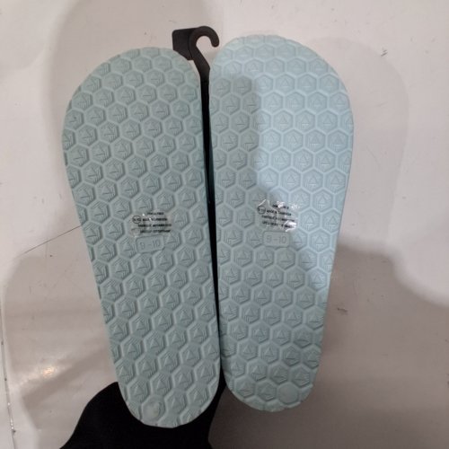 WOMENS GEORGE STRAPPY SANDALS - 9-10 - LIGHT BLUE image 3