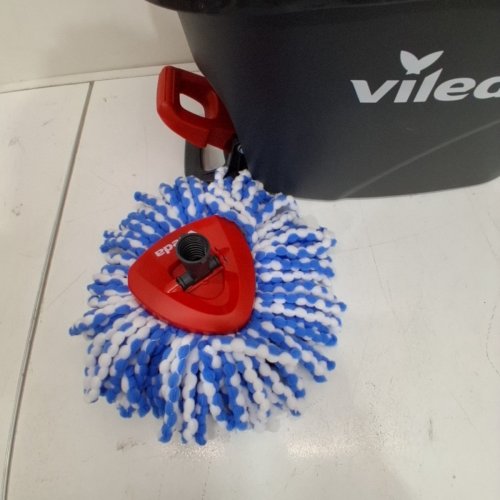 VILEDA EASYWRING RINSECLEAN MOP & BUCKET SYSTEM - GREY/BLUE image 3
