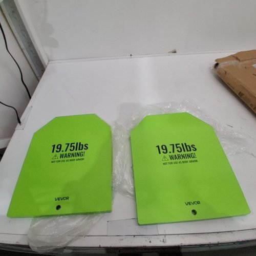 2PK WEIGHTED VEST PLATES - 19.75 LBS EACH - GREEN (MODEL: JSPB-19.75 LBS) image 3