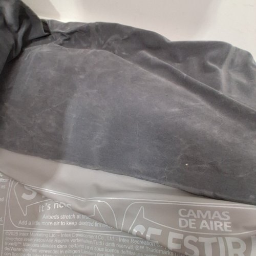 INTEX DURA-BEAM PRESTIGE AIR MATTRESS WITH BUILT IN USB PUMP - 12" RAISED - QUEEN - GREY (MODEL: 64114E) image 4