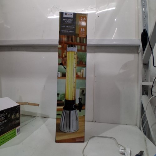 MESA INSPIRED LIVING BEVERAGE TOWER WITH REMOVABLE ICE TUBE - 2.6L - CLEAR (MODEL: 1981256) image 2