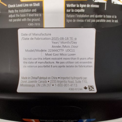 MAXI-COSI MICO LUXE+ CAR SEAT - 4LB TO 30LB - TWILLIC TRUFFLE (MODEL: 22366CTTF) image 2