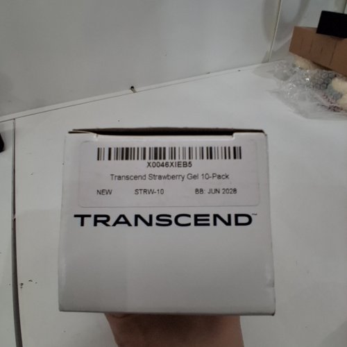 10PK TRANSCEND STRAWBERRY GLUCOSE GEL - 15G (ITEM: STRW-10) image 2