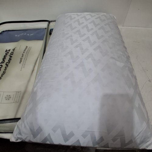 MALOUF Z ZONED ACTIVEDOUGH MID LOFT PILLOW INFUSED WITH TEMPERATURE REGULATING GEL - QUEEN - WHITE (MODEL: ZZQQMPADZG) image 2