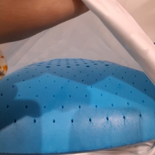 MALOUF Z ZONED ACTIVEDOUGH MID LOFT PILLOW INFUSED WITH TEMPERATURE REGULATING GEL - QUEEN - WHITE (MODEL: ZZQQMPADZG) image 3