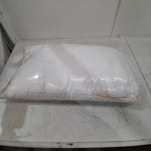 ARM & HAMMER SOFT JUST LIKE DOWN SLEEP PILLOW - 18" X 26" - WHITE/ORANGE image 2