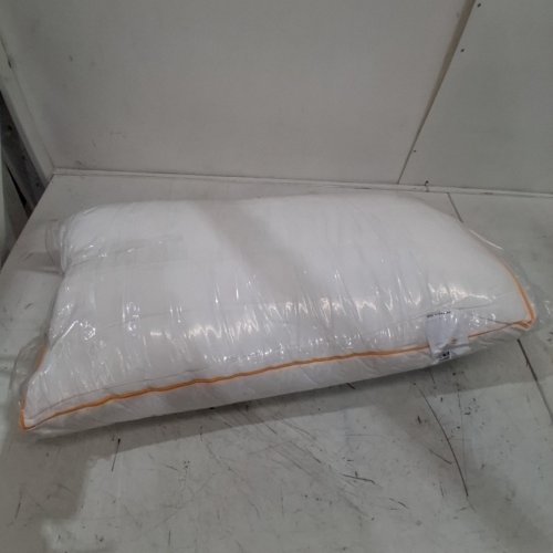 ARM & HAMMER SOFT JUST LIKE DOWN SLEEP PILLOW - 18" X 26" - WHITE/ORANGE image 3