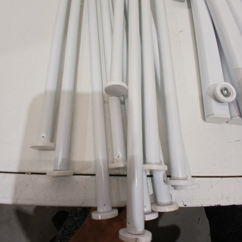HONEY-CAN-DO COLLAPSIBLE CLOTHING DRYING RACK - 45" X 34" X 14" - WHITE/GREY image 3