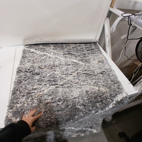 SUNSHINE RUGS PUFFY AREA RUG - 2FT 7" X 4FT 10" - GREY (STYLE: 8045) image 2