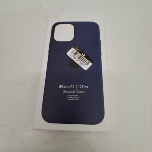 APPLE SILICONE CASE FOR IPHONE 12 AND 12 PRO - DEEP NAVY BLUE (MODEL: A2497) image 2