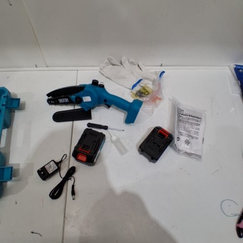 SEESII HANDHELD MINI CHAINSAW - 6" - 900W - DEEP BLUE (MODEL:M6 PRO) image 3