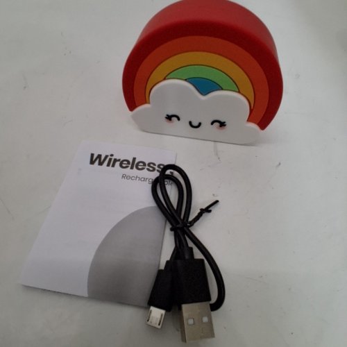 GEMS WIRELESS BLUETOOTH RECHARGEABLE SPEAKER - 2.5" - RAINBOW image 2