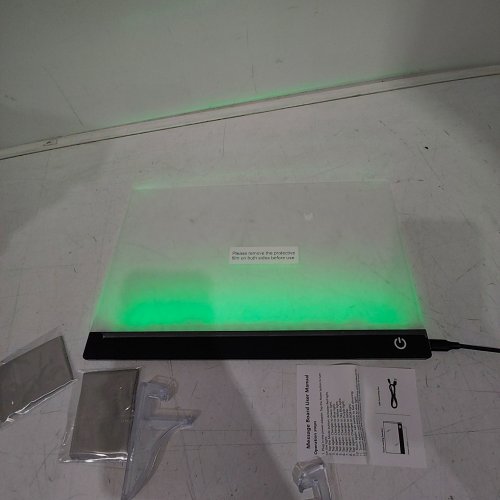 LED RGB INTERACTIVE ACRYLIC MESSAGE BOARD - 12" X 8" - CLEAR image 2