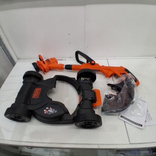 BLACK + DECKER 12" CORDED 3-IN-1 STRING TRIMMER, EDGER & LAWN MOWER - ORANGE/BLACK (MODEL: MTE912) image 2