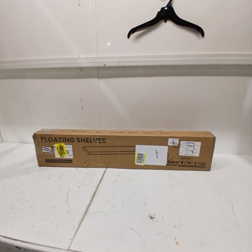2PK FLOATING SHELVES - 36"X6.7"X 1.4" - DARK BROWN image 4
