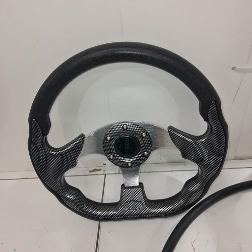 RASTP BOAT STEERING SYSTEM 3/4" TAPERED SHAFT 12.8" STEERING WHEEL - 13FT - (MODEL:RS-STW074+STW031-PA-WU+QR045-1 image 4