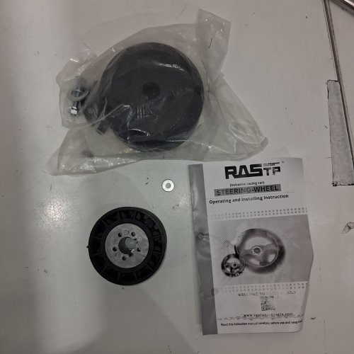 RASTP BOAT STEERING SYSTEM 3/4" TAPERED SHAFT 12.8" STEERING WHEEL - 13FT - (MODEL:RS-STW074+STW031-PA-WU+QR045-1 image 5