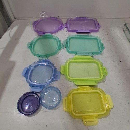 19PC ELLO COLOUR LOCK GLASS MEAL PREP FOOD STORAGE SET - ASSORTED SIZES (MODEL: 1969922) image 4