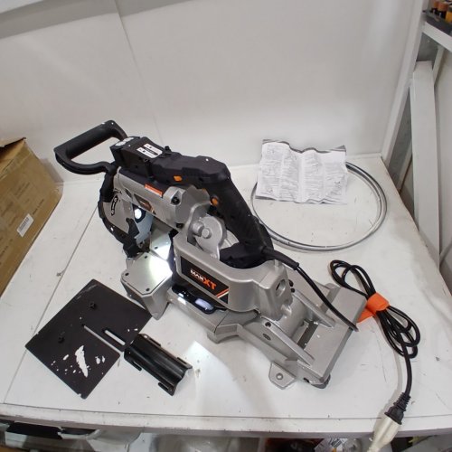 MAXXT BAND SAW WITH LIGHTWEIGHT ALUMINUM BASE WITH 10 AMP 5 INCH DEEP CUT BANDSAW - METAL - (MODEL: R2103) image 3