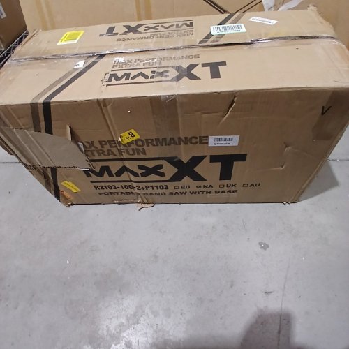 MAXXT BAND SAW WITH LIGHTWEIGHT ALUMINUM BASE WITH 10 AMP 5 INCH DEEP CUT BANDSAW - METAL - (MODEL: R2103) image 7