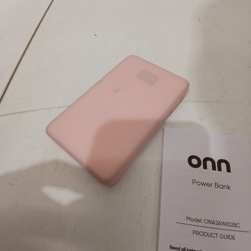 ONN. POWER BANK - 10,000 MAH, 12W MAX - PINK image 3