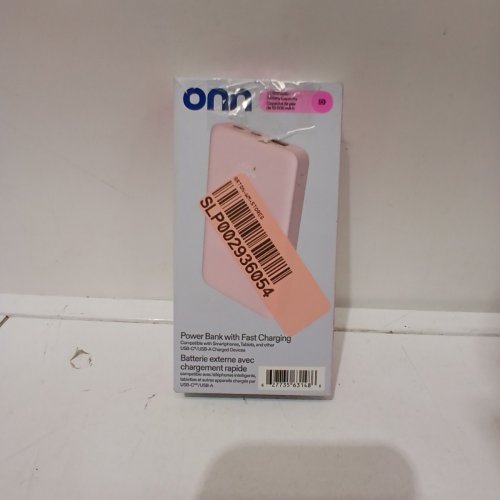 ONN. POWER BANK - 10,000 MAH, 12W MAX - PINK image 5