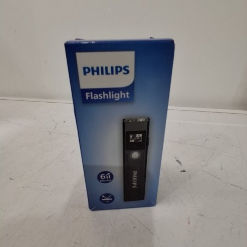 PHILIPS BRIGHT TACTICAL TORCH FLASHLIGHT - 30 LM - BLACK (MODEL: SFL6256) image 2
