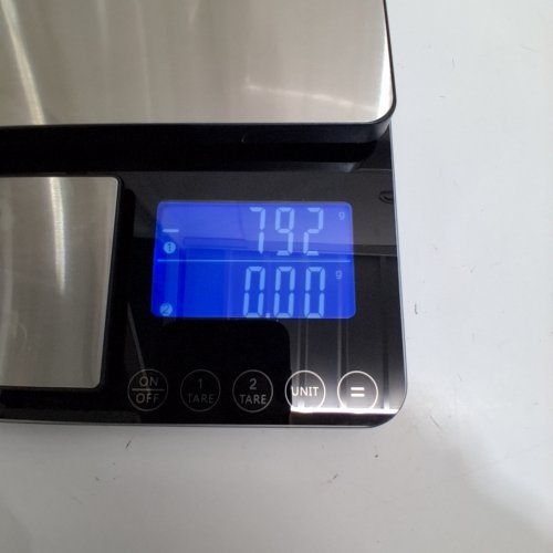 KUAIVO DUAL PLATFORM DIGITAL KITCHEN SCALE - 15KG CAPACITY - BLACK / SILVER (MODEL: K700H) image 2