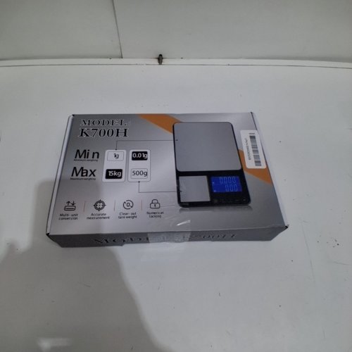 KUAIVO DUAL PLATFORM DIGITAL KITCHEN SCALE - 15KG CAPACITY - BLACK / SILVER (MODEL: K700H) image 5