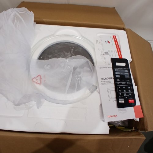 TOSHIBA COMPACT COUNTERTOP MICROWAVE OVEN - 1.2CU.FT - 1500W - STAINLESS STEEL (MODEL: ML-EM31P(SS)/CA) image 8