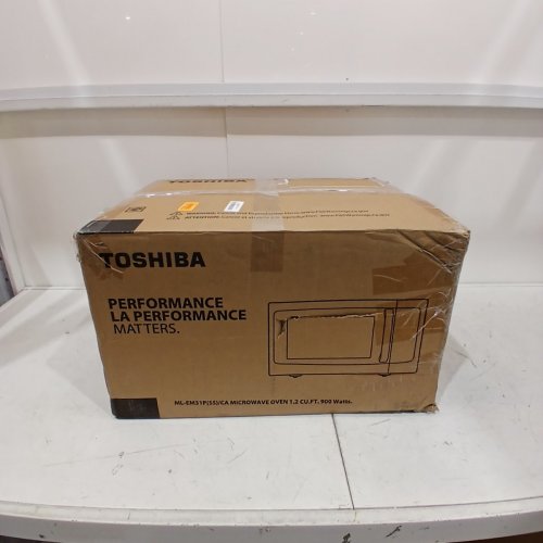 TOSHIBA COMPACT COUNTERTOP MICROWAVE OVEN - 1.2CU.FT - 1500W - STAINLESS STEEL (MODEL: ML-EM31P(SS)/CA) image 9