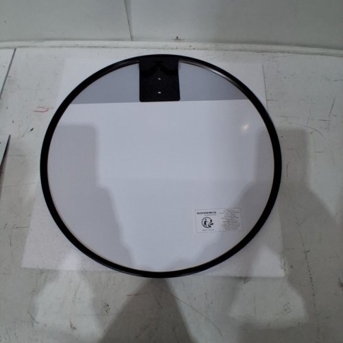 SONGMICS ROUND WALL MIRROR - 16" - BLACK (MODEL: LWM104BD03) image 4