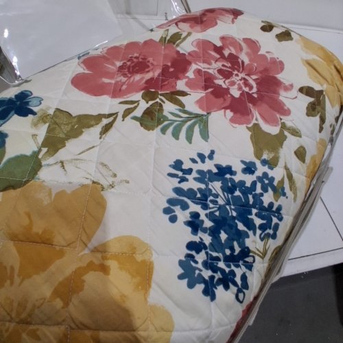 2PC MARTHA STEWART FLORAL COVERLET SET - QUEEN - MULTICOLOUR image 5
