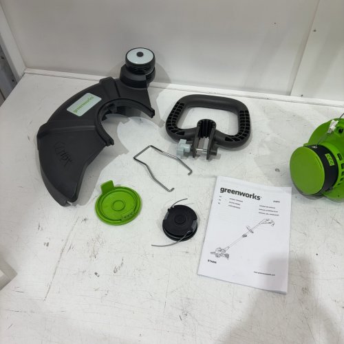 GREENWORKS CORDED STRING TRIMMER - 15" - GREEN - (MODEL: 21272) image 3