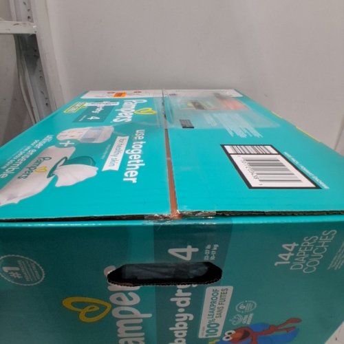 144PK PAMPERS BABY-DRY DISPOSABLE DIAPERS - SIZE 4 (22-37LBS) - SESAME STREET image 3