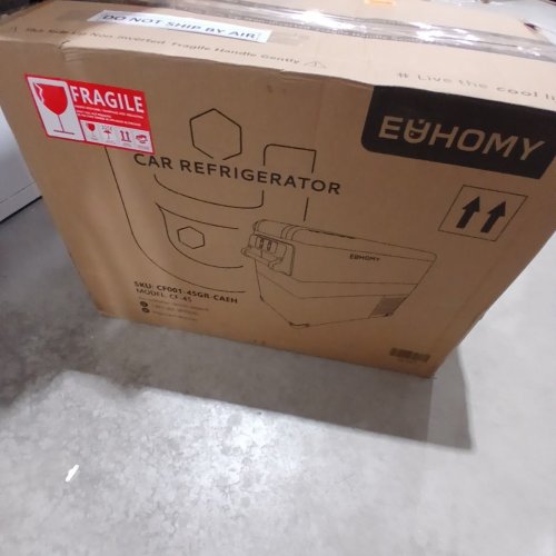 EUHOMY ELECTRIC COOLER CAR REFRIGERATOR WITH BLUETOOTH APP CONTROL - 12V/24V DC - 47QT - BLACK/GREY - (MODEL: CF-45)) image 6