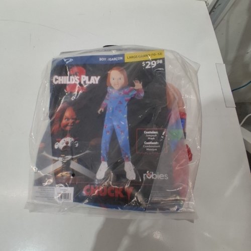 2PC BOYS RUBIES CHILD'S PLAY CHUCKY COSTUME - LARGE - ASSORTED COLOURS (STYLE: 1001032) image 2