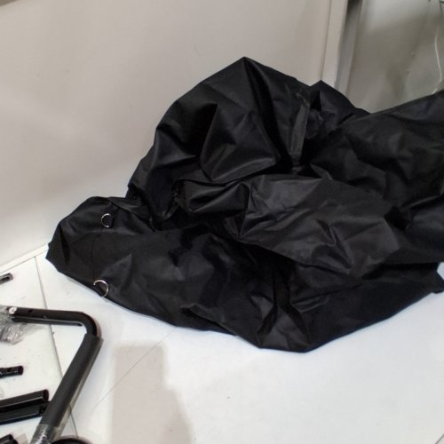 WATERPROOF MOTORCYCLE TENT SHELTER / PROTECTOR - 106.5" X 41.5" X 61" - BLACK (MODEL: XZMTCP00000000001V0) image 4