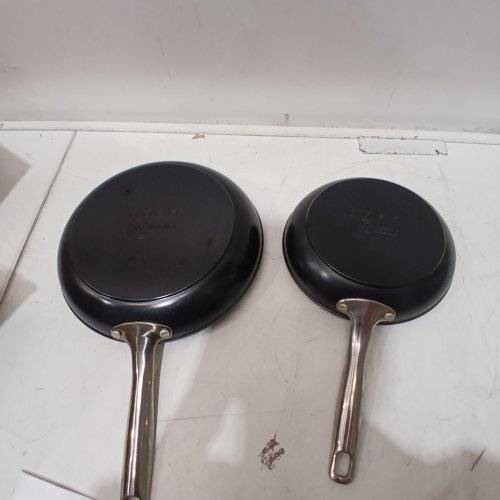 2PC GREENPAN CERAMIC CHATHAM PRIME MIDNIGHT NONSTICK FRYING PAN SKILLET SET - 8" & 10" - BLACK (MODEL:CC002675-001) image 3