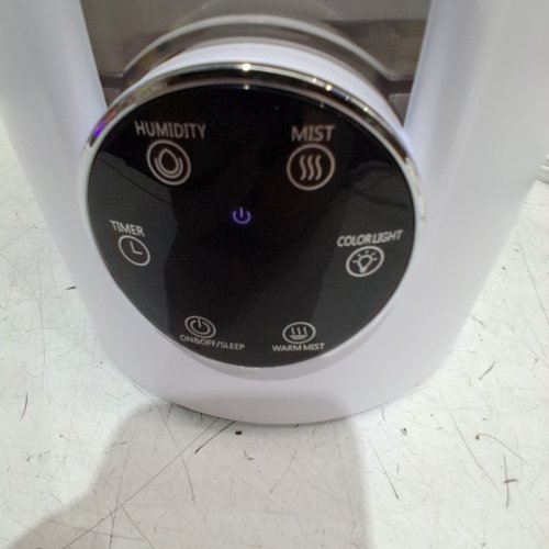 GLORYAIR QUIET TOP FILL COOL & WARM MIST HUMIDIFIER WITH SMART HUMIDITY CONTROL, REMOTE CONTROL, HUMIDISTAT AND OIL DIFFUSER - 6 LITRES - WHITE (MODEL: HQ-JS2521) image 2