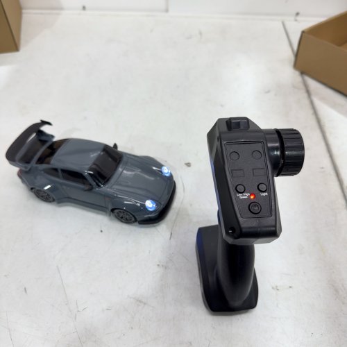 ACAMMZAR RC DRIFT CAR WITH LED LIGHTS - 1:24 SCALE - UP TO 20KM/H - DARK GREY (MODEL: S814) image 2