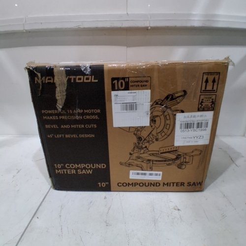 MAKT TOOL 10-INCH COMPOUND MITER SAW - 10"; 15 AMP - RED / BLACK image 7