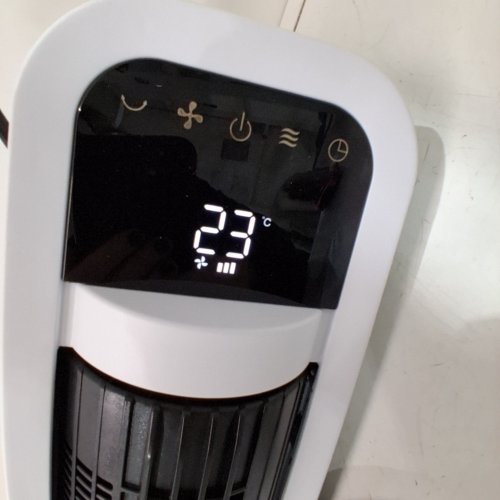 OMNIBREEZE PREMIUM 38" OSCILLATING TOWER FAN WITH WIFI CONTROL, 5-SPEEDS & REMOTE - WHITE/BLACK (MODEL: 5333021/DC2313R-G) image 2