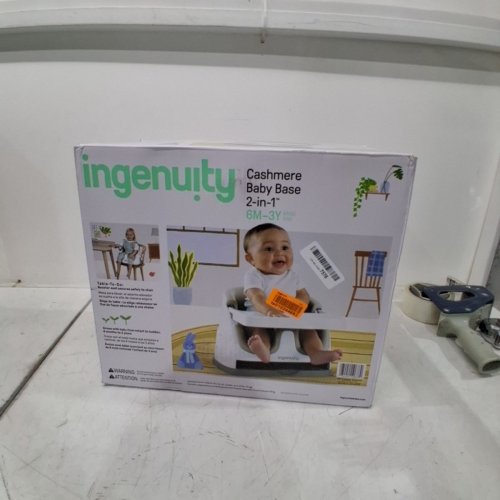 INGENUITY BABY BASE 2-IN-1 SEAT BOOSTER FEEDING SEAT - CASHMERE image 3