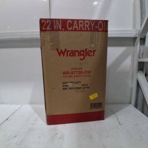 WRANGLER HARDSIDE CARRY-ON SPINNER LUGGAGE - 22" - DUSTY OLIVE (MODEL: WR-87720-330) image 9