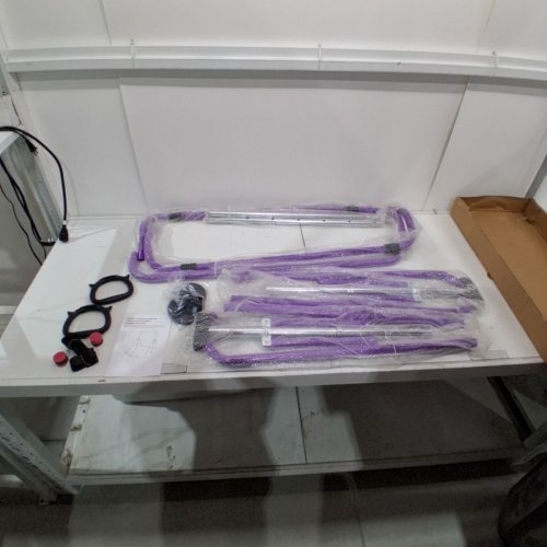 YEEGO DIRECT FOLDING GYMNASTICS BAR WITH RINGS - 51" - 140 LBS - PURPLE (MODEL: EG-WJDG01002P) image 3