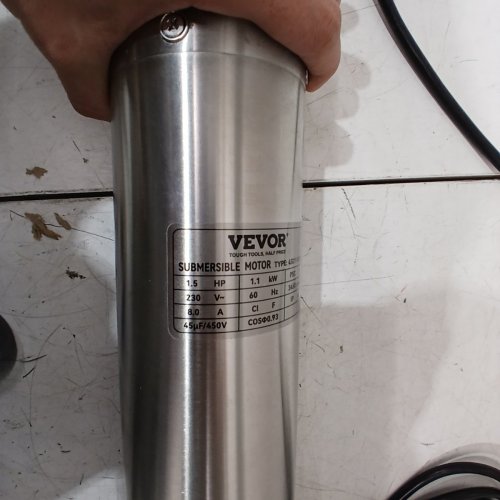 DEEP WELL SUBMERSIBLE PUMP WITH 33FT CORD EXTERNAL CONTROL BOX, STAINLESS STEEL WATER PUMP - 1.5 HP OUTPUT POWER, 110V, 37 GPM FLOW 276FT HEAD - STAINLESS STEEL(MODEL: ‎4SSM5/8-2) image 4