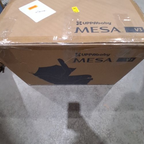 UPPABABY MESA V3 INFANT CAR SEAT WITH ADJUSTABLE EPP FOAM HEADREST, SIDE IMPACT PROTECTION, AND 4TH REBOUND CARRY HANDLE - 4LBS-35LBS MAX - EVELYN MEADOW GREEN (MODEL:1003-MSA-CA-EVE) image 6