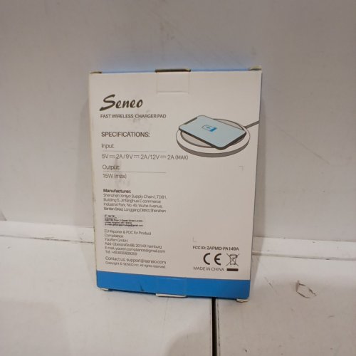 SENEO WAVEPAD 149 FAST WIRELESS CHARGER PAD 15W/7.5W FOR APPLE/ 10W FOR SAMSUNG (MODEL: PA149A) image 3