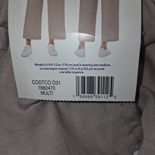 WOMEN'S SPLENDID WIDE LEG CROP PANT - EXTRA SMALL - BEIGE (STYLE:1882470) image 2